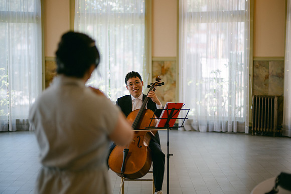 Christine and Alex Castle Green Wedding