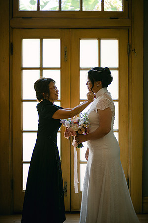 Christine and Alex Castle Green Wedding