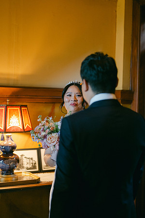 Christine and Alex Castle Green Wedding