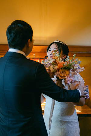 Christine and Alex Castle Green Wedding