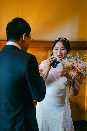 Christine and Alex Castle Green Wedding
