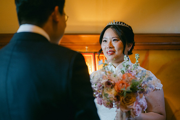 Christine and Alex Castle Green Wedding