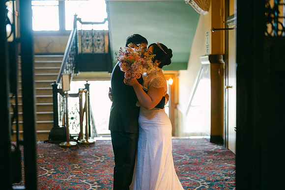 Christine and Alex Castle Green Wedding