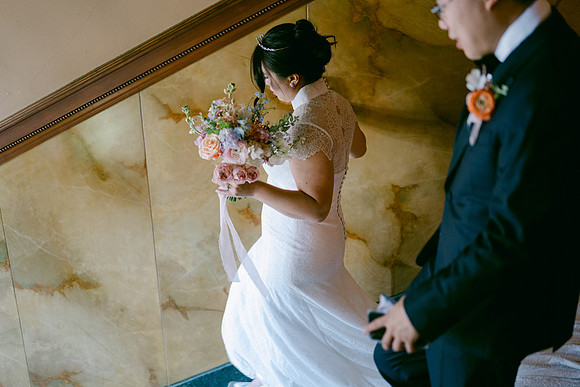 Christine and Alex Castle Green Wedding
