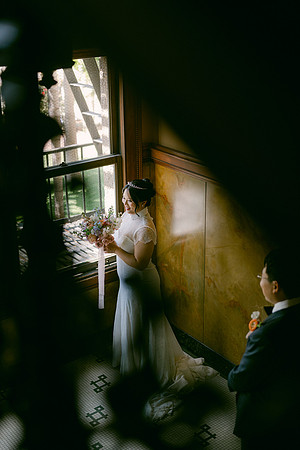 Christine and Alex Castle Green Wedding
