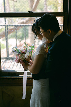 Christine and Alex Castle Green Wedding