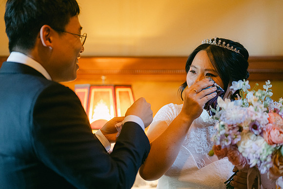 Christine and Alex Castle Green Wedding