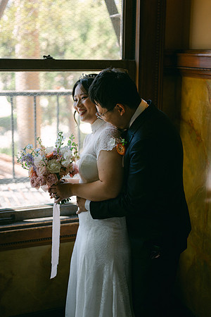 Christine and Alex Castle Green Wedding