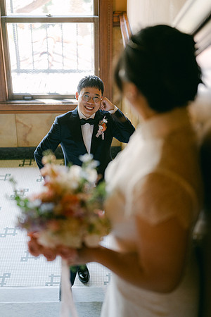 Christine and Alex Castle Green Wedding