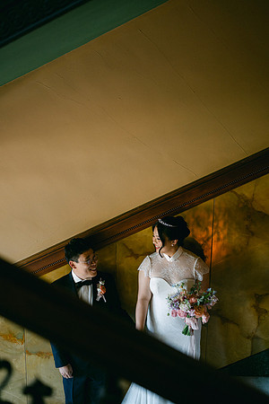 Christine and Alex Castle Green Wedding