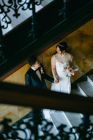 Christine and Alex Castle Green Wedding