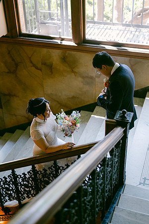Christine and Alex Castle Green Wedding