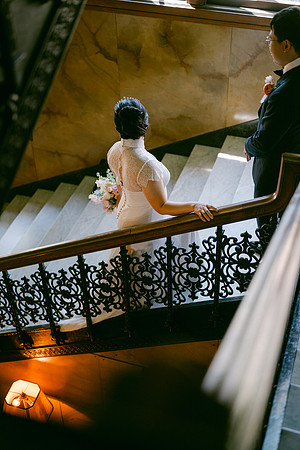Christine and Alex Castle Green Wedding
