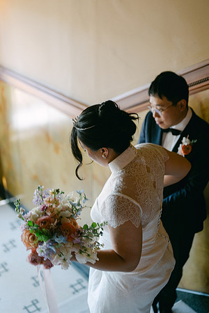 Christine and Alex Castle Green Wedding