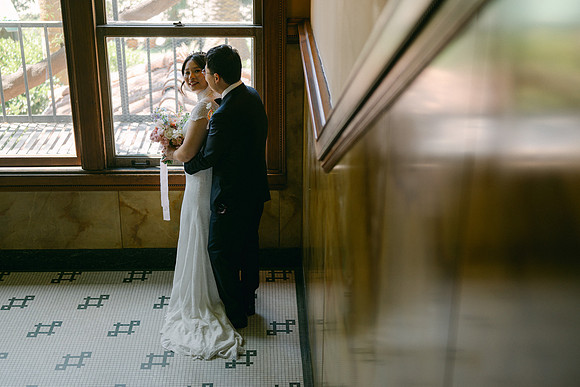 Christine and Alex Castle Green Wedding