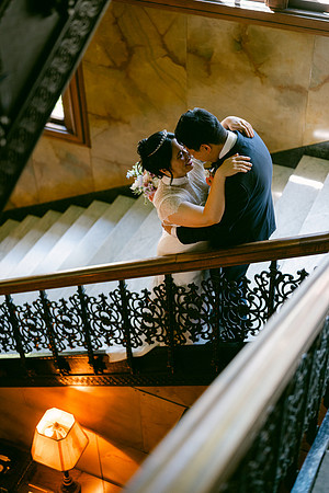 Christine and Alex Castle Green Wedding