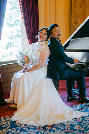 Christine and Alex Castle Green Wedding