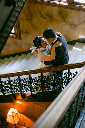 Christine and Alex Castle Green Wedding