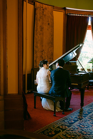 Christine and Alex Castle Green Wedding