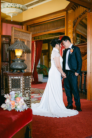 Christine and Alex Castle Green Wedding