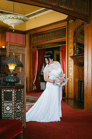 Christine and Alex Castle Green Wedding