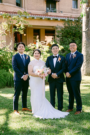 Christine and Alex Castle Green Wedding