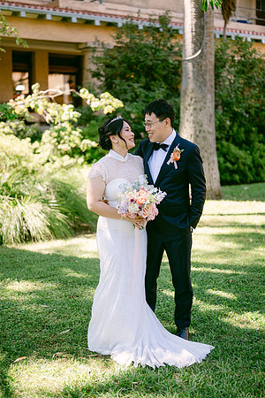 Christine and Alex Castle Green Wedding