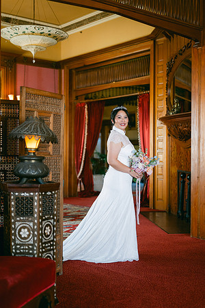 Christine and Alex Castle Green Wedding