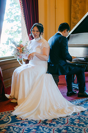 Christine and Alex Castle Green Wedding