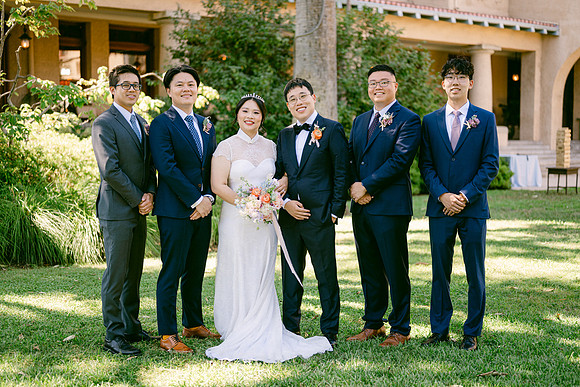 Christine and Alex Castle Green Wedding
