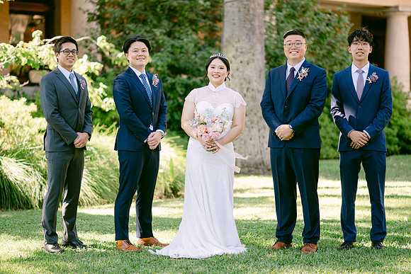 Christine and Alex Castle Green Wedding