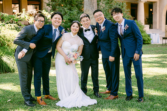 Christine and Alex Castle Green Wedding