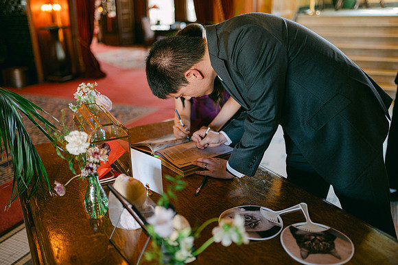 Christine and Alex Castle Green Wedding