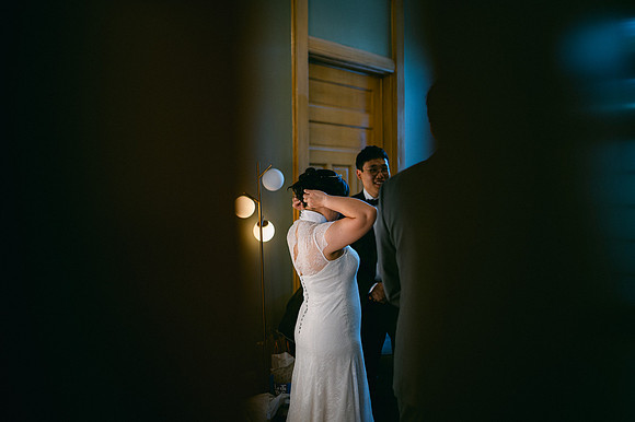 Christine and Alex Castle Green Wedding