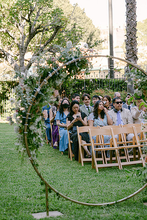 Christine and Alex Castle Green Wedding