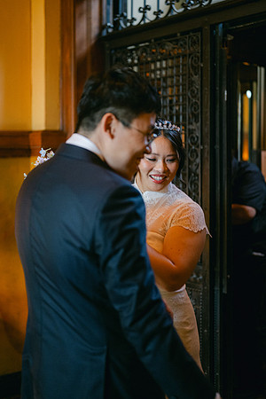 Christine and Alex Castle Green Wedding