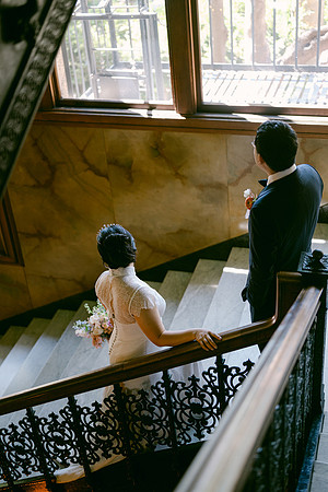 Christine and Alex Castle Green Wedding