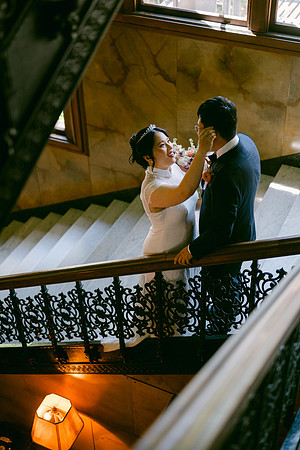 Christine and Alex Castle Green Wedding