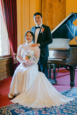 Christine and Alex Castle Green Wedding