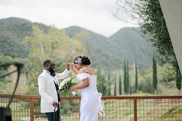 Alexis and David Glen Ivy Wedding