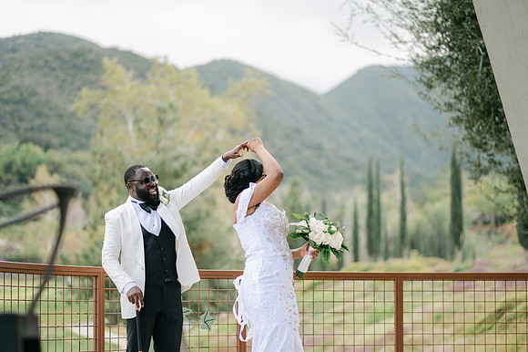Alexis and David Glen Ivy Wedding