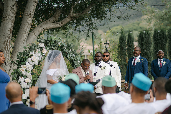 Alexis and David Glen Ivy Wedding
