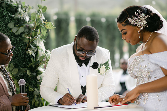 Alexis and David Glen Ivy Wedding