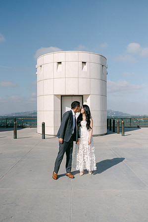 Elizabeth and Paul Engagement at Griffith Observatory