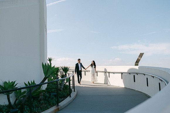 Elizabeth and Paul Engagement at Griffith Observatory