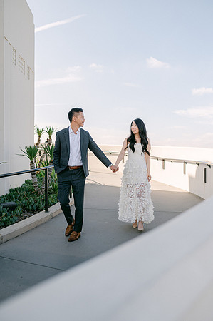 Elizabeth and Paul Engagement at Griffith Observatory