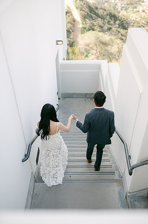Elizabeth and Paul Engagement at Griffith Observatory