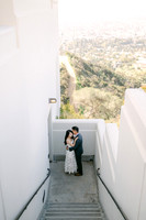 Elizabeth and Paul Engagement at Griffith Observatory