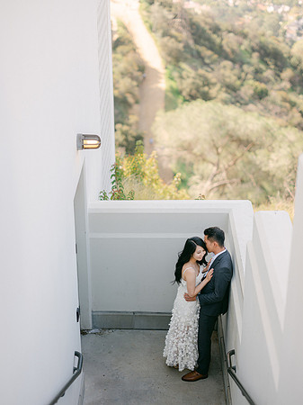 Elizabeth and Paul Engagement at Griffith Observatory