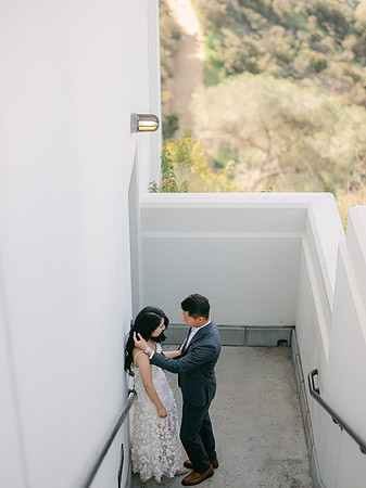 Elizabeth and Paul Engagement at Griffith Observatory